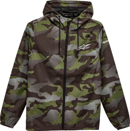 Alpinestars Treq Windbreaker Jacket - Camo, XL - Lightweight 100% Polyester with DWR Coating