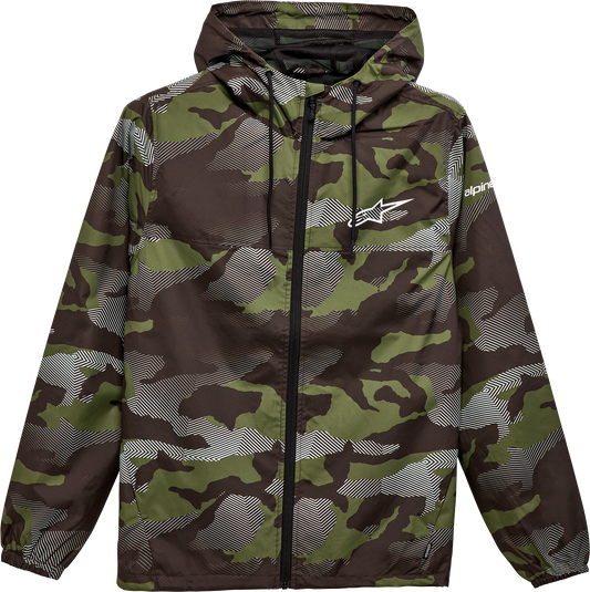 Alpinestars Treq Windbreaker Jacket - Camo, XL - Lightweight 100% Polyester with DWR Coating