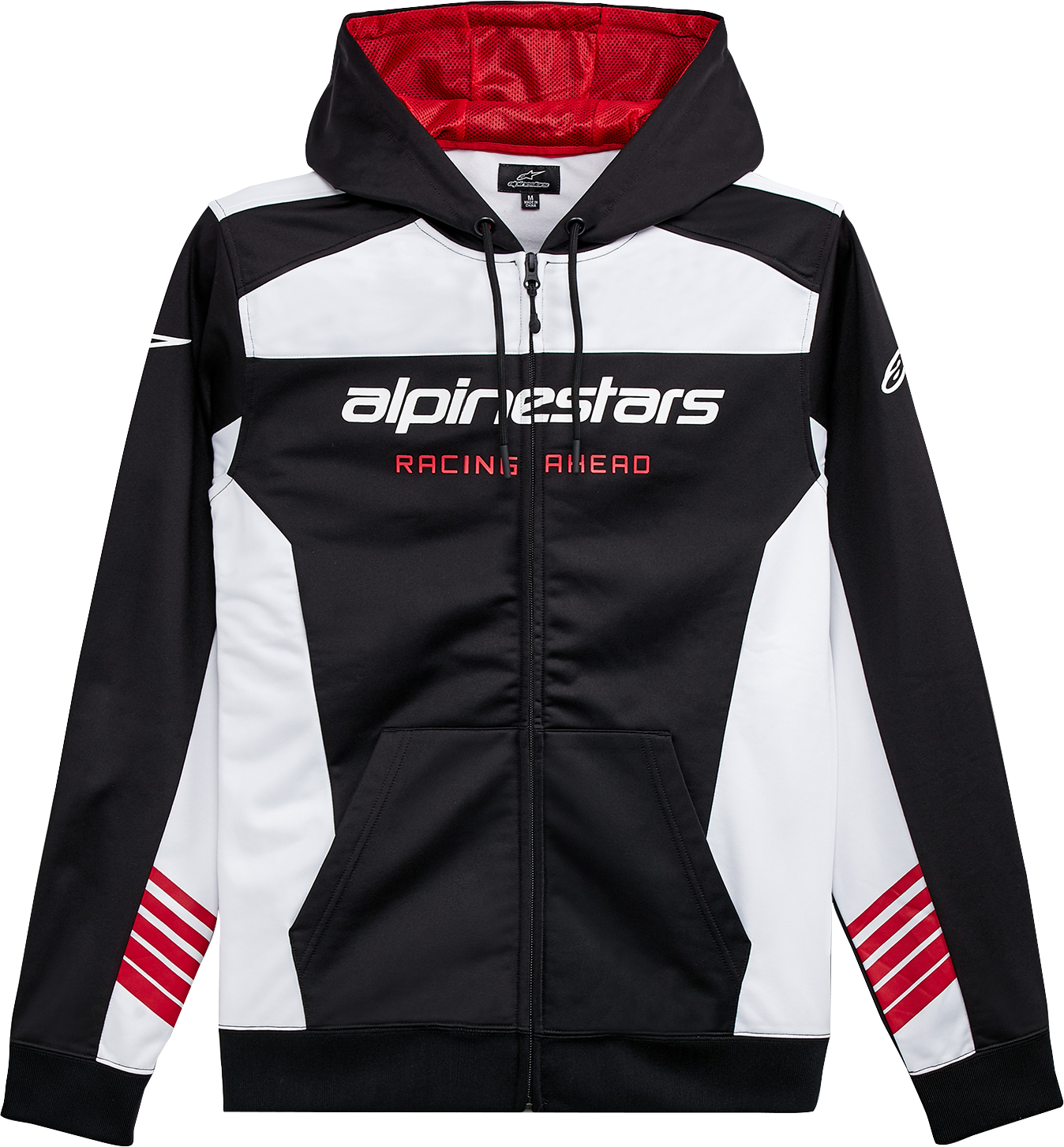 Alpinestars Session LXE Fleece Hoodie 2XL Black and White, Part 12325110010202X
