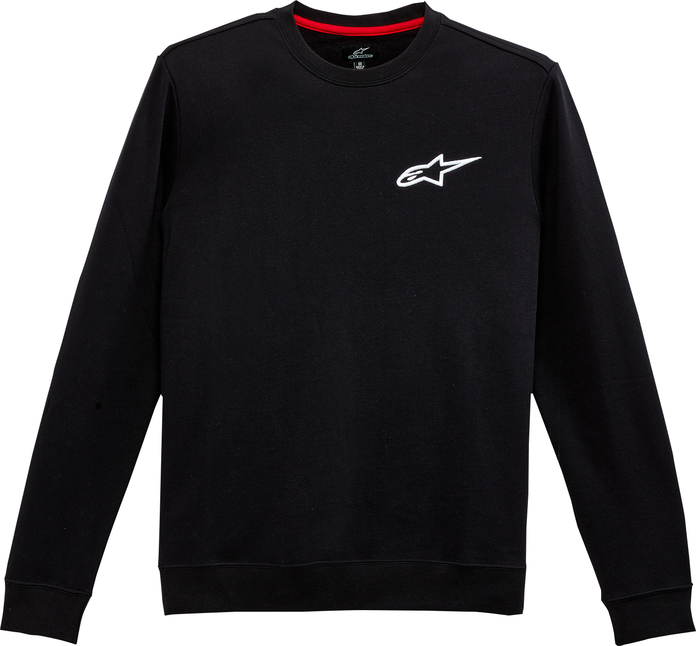 Alpinestars Ageless Crew Fleece 2XL - Black - Part Number 1232-51020-102X