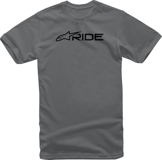 Alpinestars Ride 3.0 T-Shirt Charcoal/Black 2XL - Part Number 12327220018102X