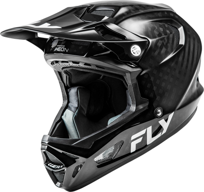 Fly Racing Werx R Carbon Helmet Black Carbon XS – Lightweight Impact-Resistant Motorcycle Helmet