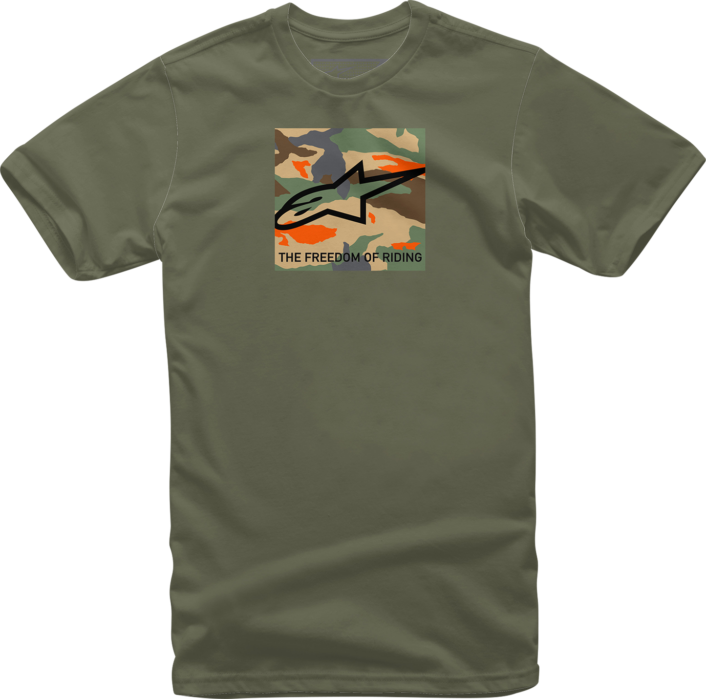 Alpinestars Free Camo T-Shirt - Military Style, XL, 1232-72220690XL