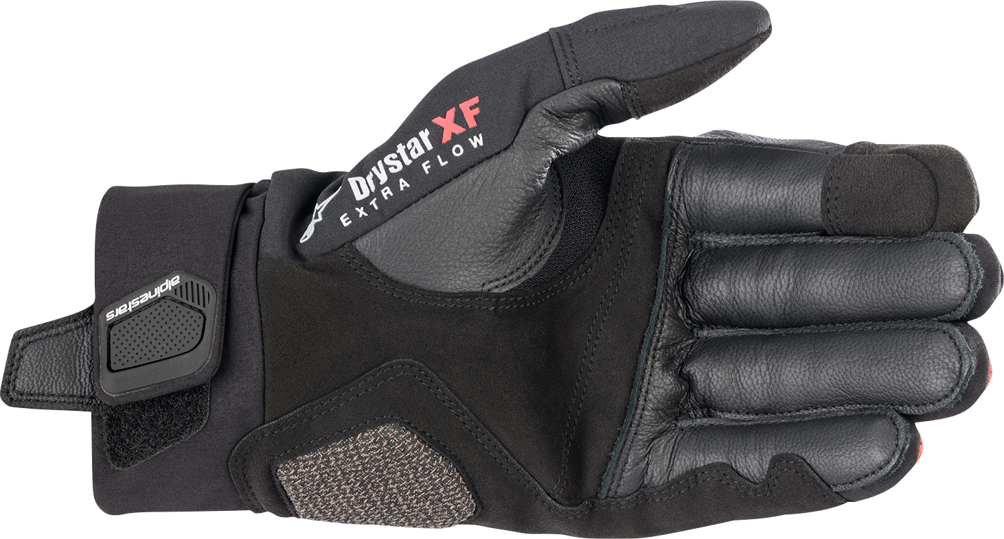Alpinestars Hyde XT DrystarXF® Gloves - Black and Bright Red, Medium