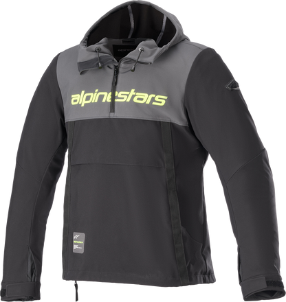 Alpinestars Sherpa Jacket 4208123-9151-S - Black, Gray, and Yellow, Small