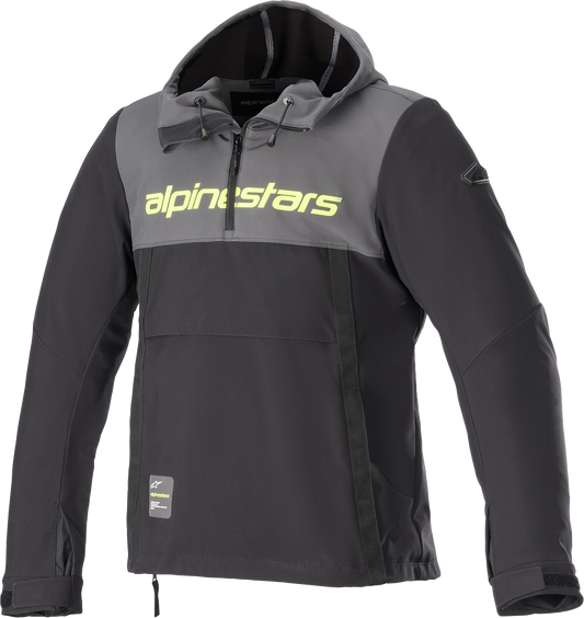Alpinestars Sherpa Jacket 4208123-9151-S - Black, Gray, and Yellow, Small