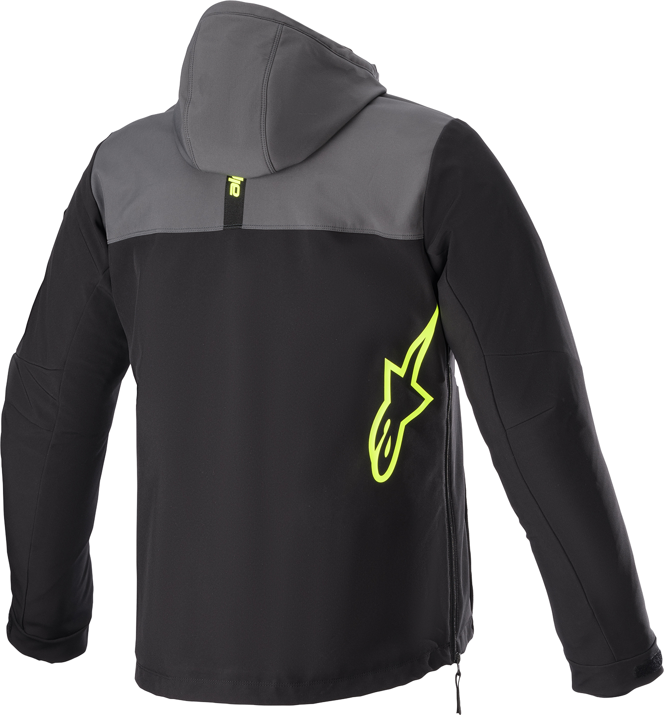 Alpinestars Sherpa Jacket 4208123-9151-S - Black, Gray, and Yellow, Small