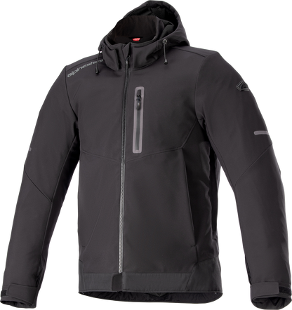 Alpinestars Neo Waterproof Jacket 4XL - Black with Durable Zip Closure and Practical Storage