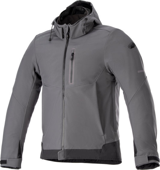 Alpinestars Neo Waterproof Jacket 2XL Gray/Black – Durable Zip Front with Secure Pockets