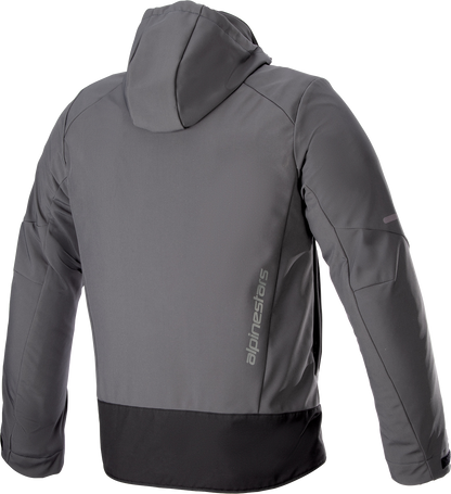 Alpinestars Neo Waterproof Jacket 2XL Gray/Black – Durable Zip Front with Secure Pockets