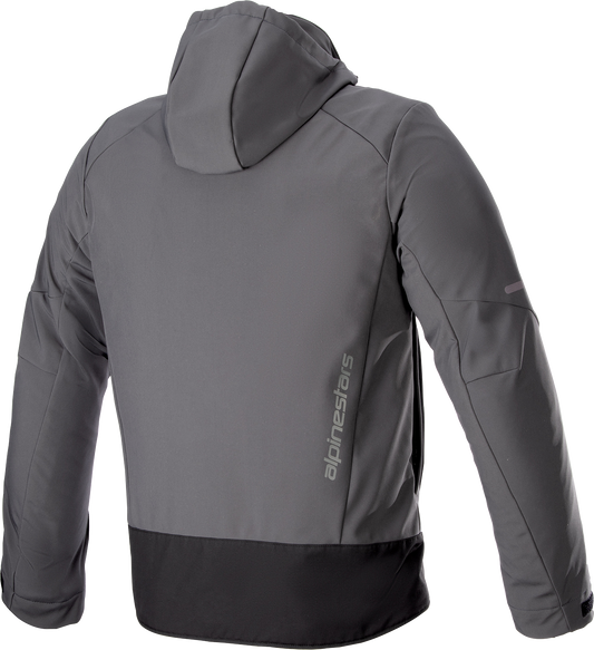 Alpinestars Neo Waterproof Jacket 2XL Gray/Black – Durable Zip Front with Secure Pockets