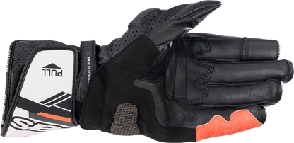Alpinestars SP-8 V3 Gloves – Black/White/Fluo Red, Large