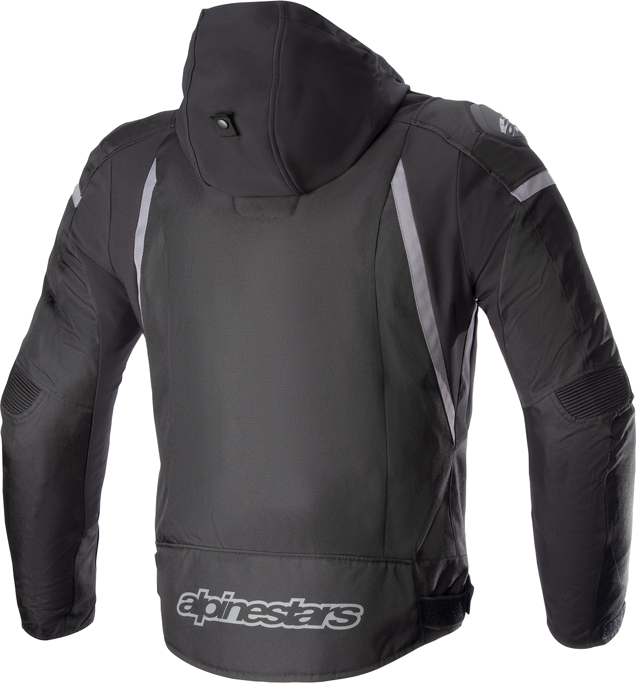 Alpinestars Zaca Waterproof Jacket - Black/Dark Gray, XL (Part No. 3206423-111-XL)