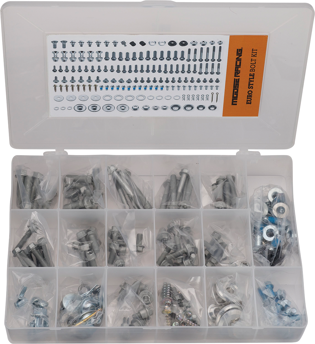 MOOSE OFFROAD European Bolt Kit BKP-01 - 170 Pieces for KTM and Offroad Vehicles