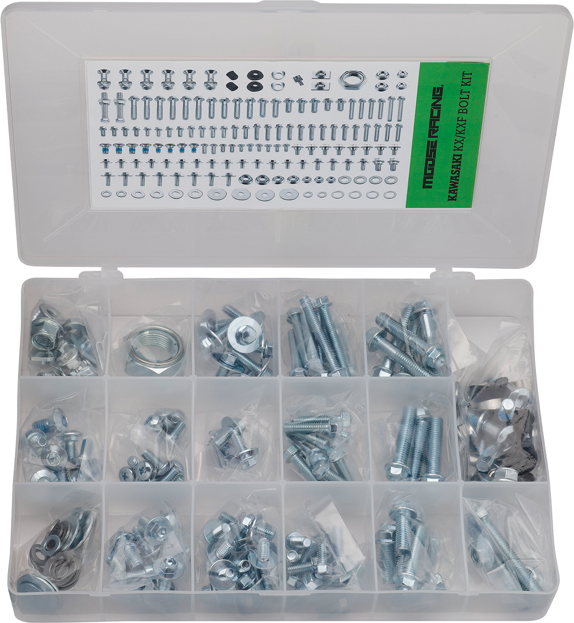 MOOSE OFFROAD KX/KXF Bolt Kit - BKP-05 for Kawasaki Dirt Bikes