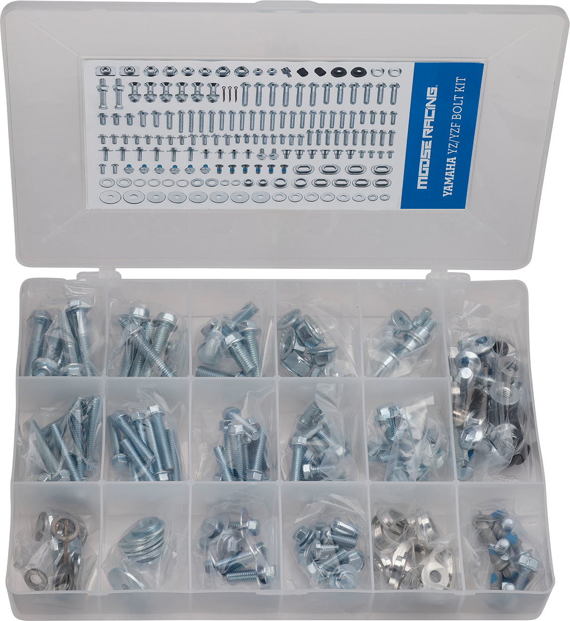 Moose Offroad YZ/YZF BKP-04 Bolt Kit - 200 Pieces for Honda Dirt Bikes