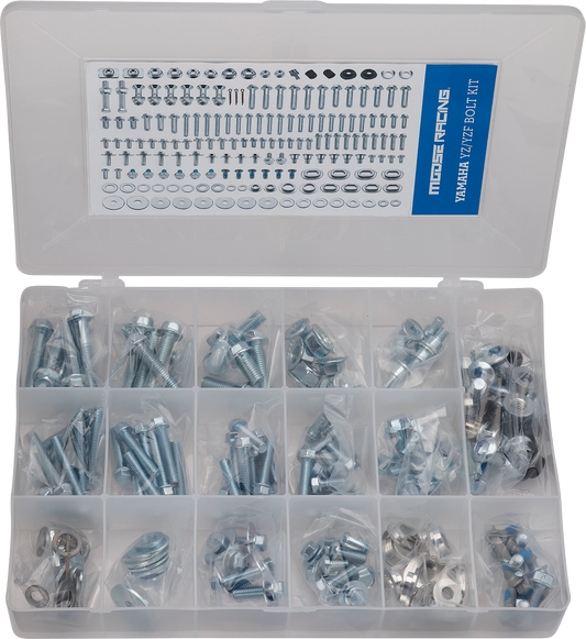 Moose Offroad YZ/YZF BKP-04 Bolt Kit - 200 Pieces for Honda Dirt Bikes
