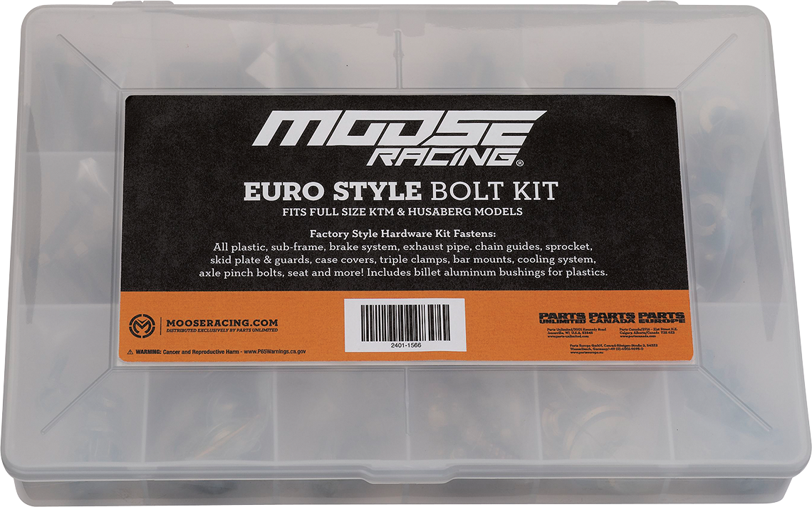 MOOSE OFFROAD European Bolt Kit BKP-01 - 170 Pieces for KTM and Offroad Vehicles