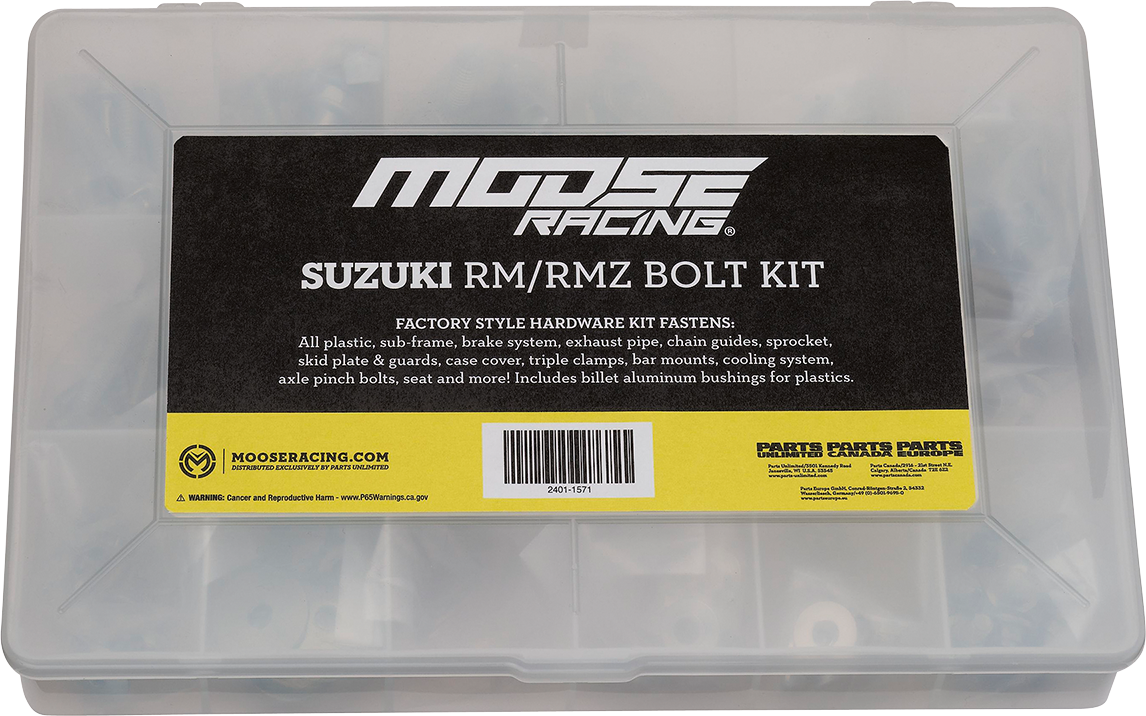 MOOSE Offroad Bolt Kit for Suzuki RM and RMZ Models - Part BKP-06