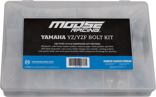 Moose Offroad YZ/YZF BKP-04 Bolt Kit - 200 Pieces for Honda Dirt Bikes