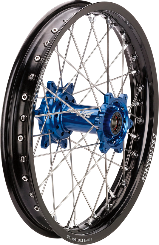 Moose Offroad MR-21518-BKBU Rear 18-Inch Black Wheel with Blue Hub for Husqvarna, Gas Gas, and KTM