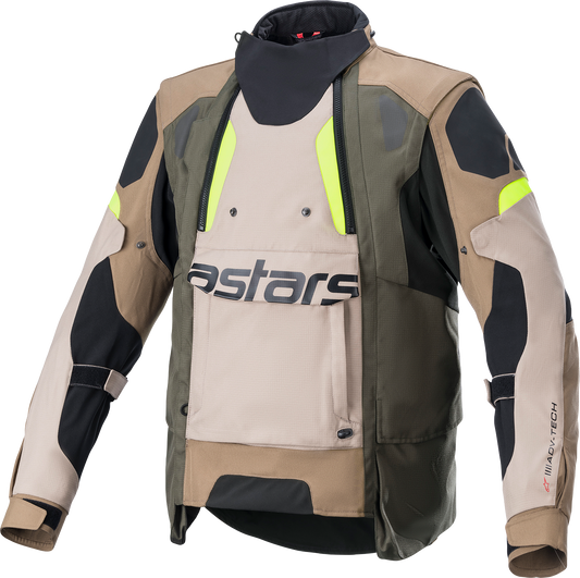 ALPINESTARS Halo Drystar® Jacket - Black/Sand/Yellow - 2XL 3204822-865-2X