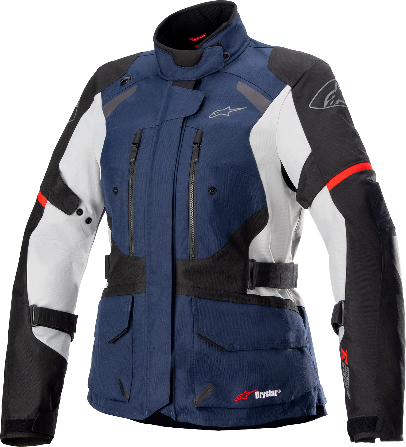 Alpinestars Stella Andes v3 Women’s Motorcycle Jacket - Blue/Black, Large (Part No. 3217521-7109-L)