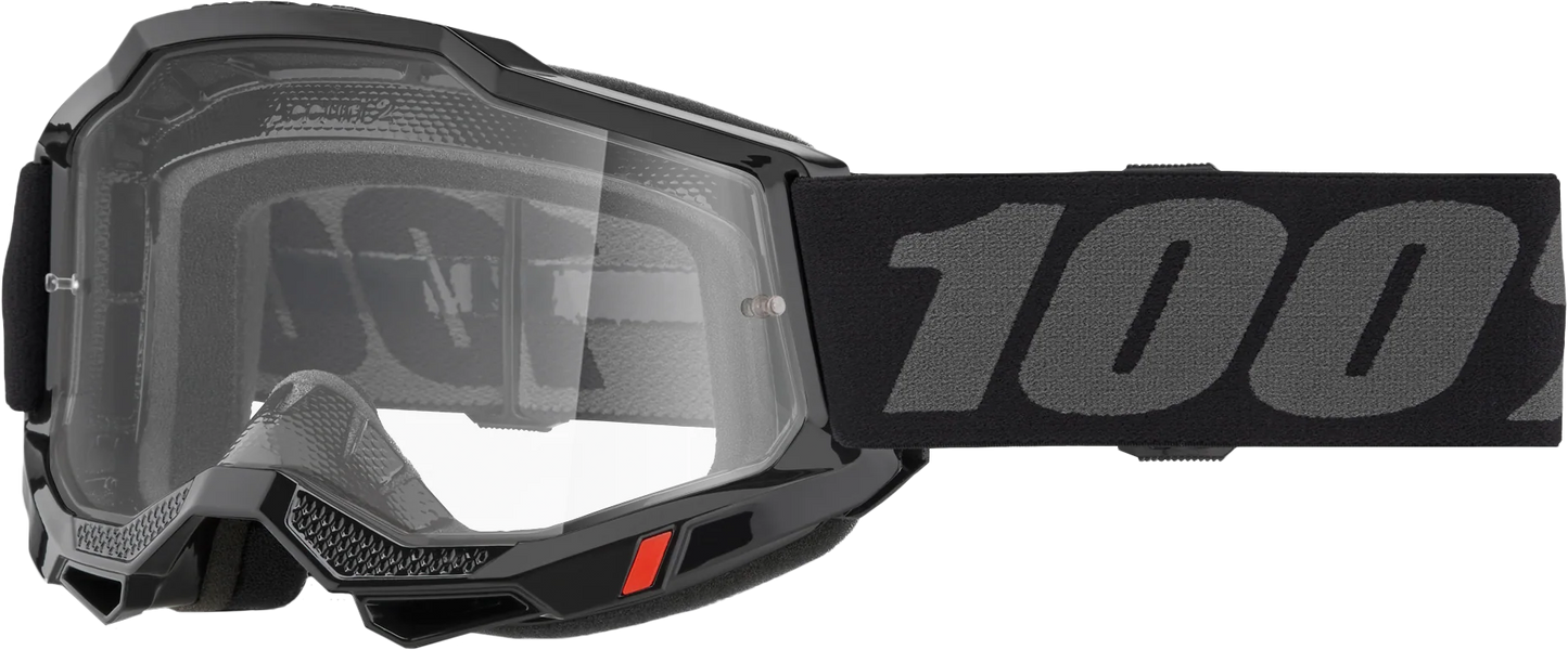 100 Percent Accuri 2 Jr. Goggle with Clear Lens - Youth Motorcycle Eye Protection