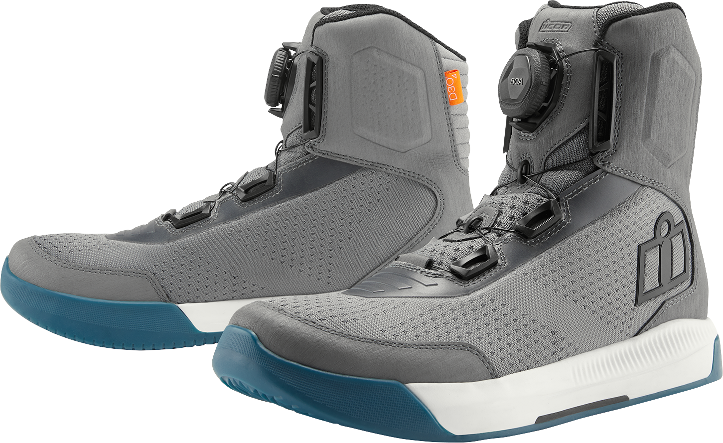 ICON Overlord™ Vented Boots - Gray US 8 / EU 41 - Part Number 3403-1269