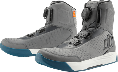 ICON Overlord™ Vented Boots - Gray US 8 / EU 41 - Part Number 3403-1269