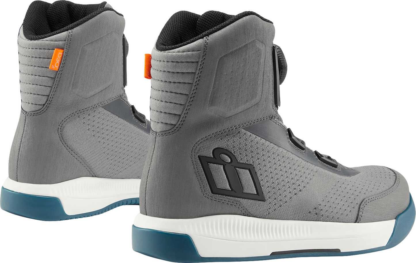 ICON Overlord™ Vented Boots - Gray US 8 / EU 41 - Part Number 3403-1269