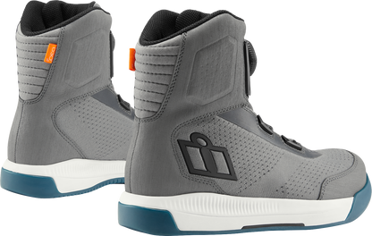 ICON Overlord™ Vented Boots - Gray US 8 / EU 41 - Part Number 3403-1269