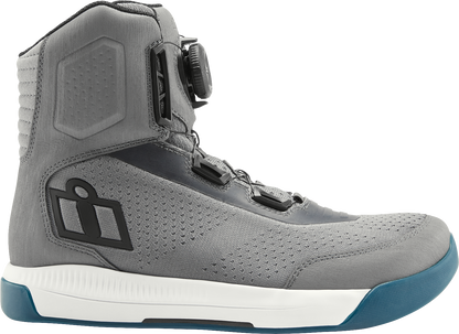 ICON Overlord™ Vented Boots - Gray US 8 / EU 41 - Part Number 3403-1269