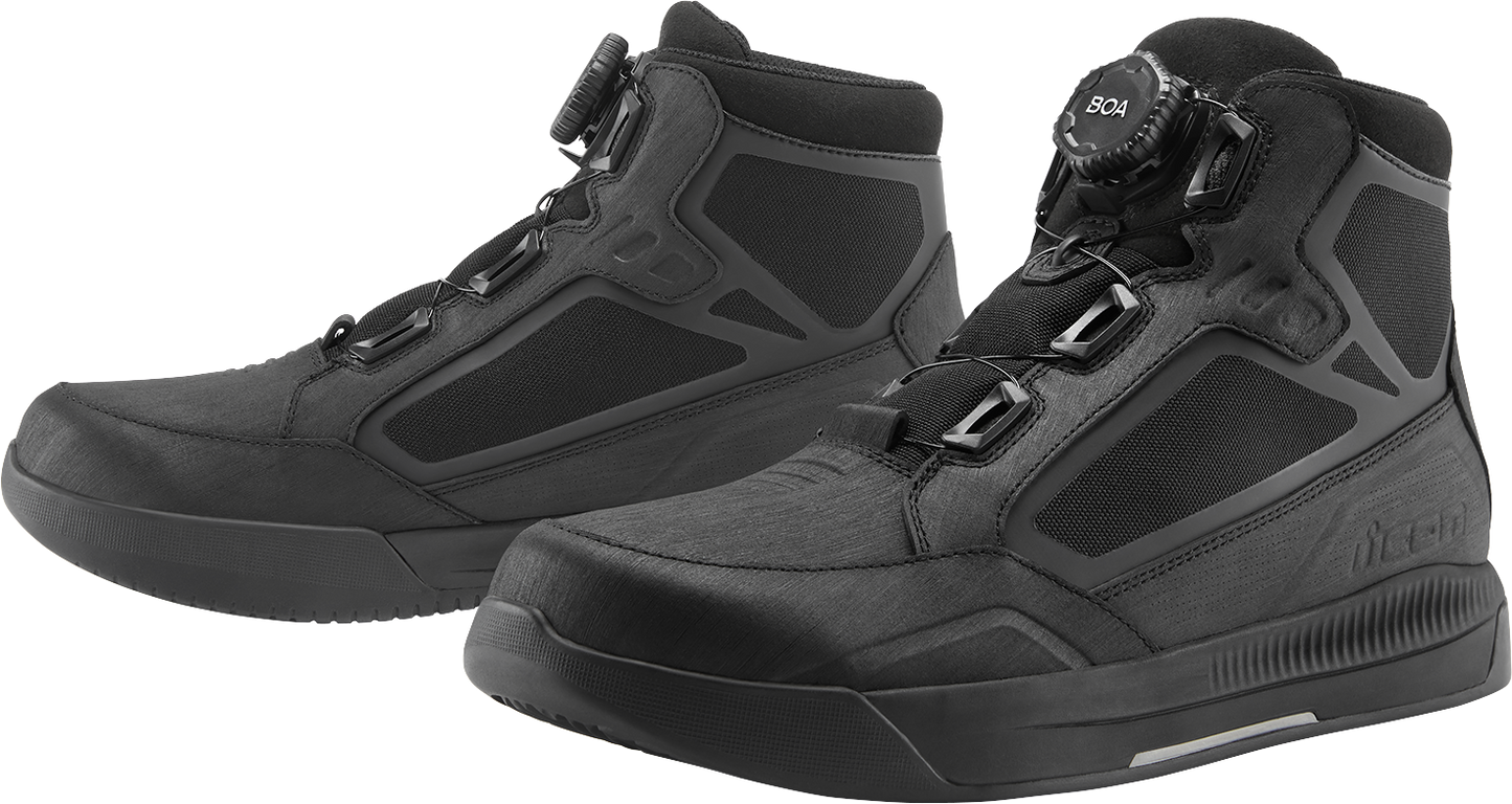 ICON Patrol 3™ Waterproof Boots - Black, Size 10.5, Part #3403-1286