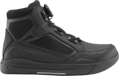 ICON Patrol 3™ Waterproof Boots - Black, Size 10.5, Part #3403-1286