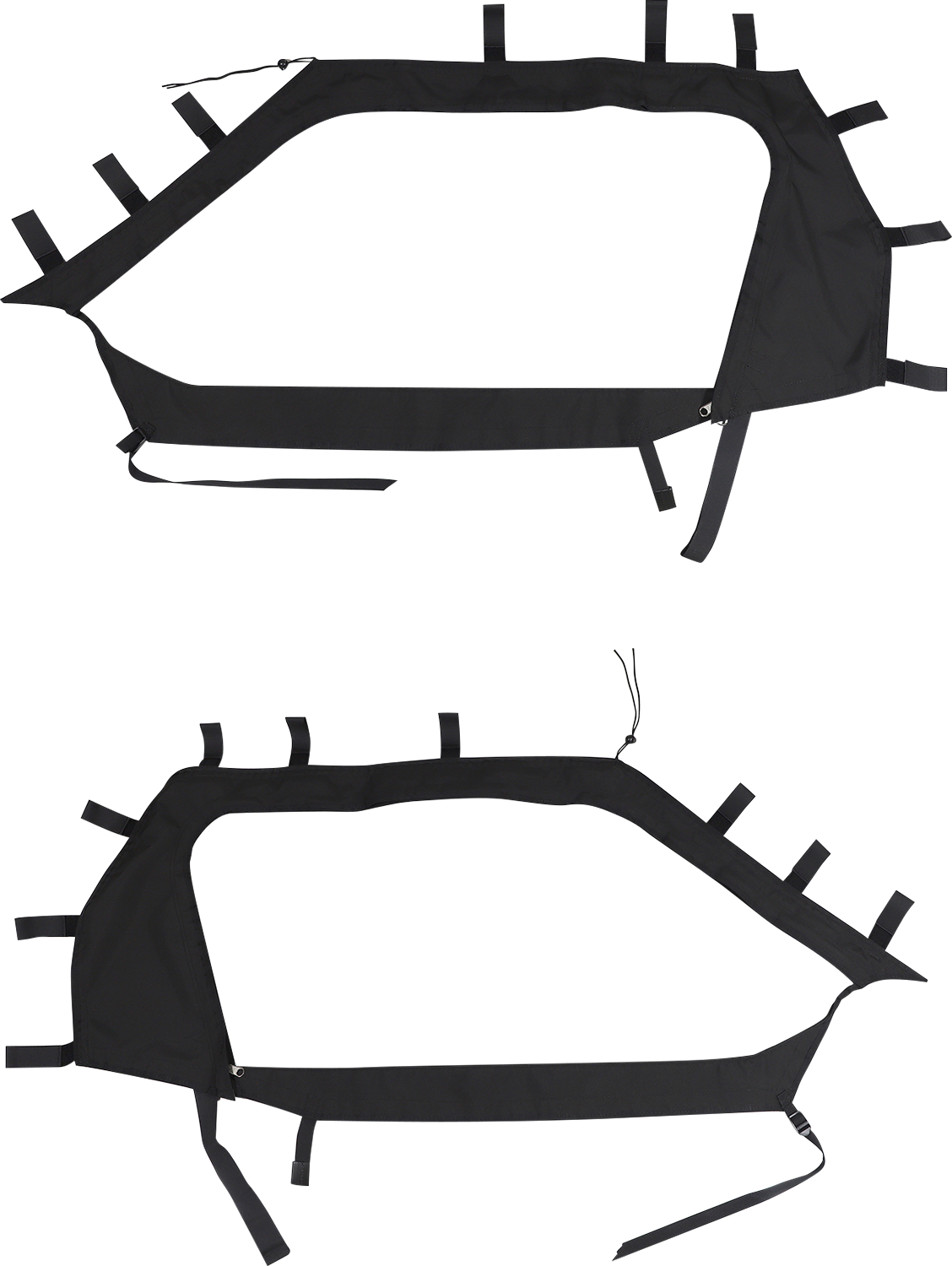 Moose Offroad Kawasaki Teryx 2020-2025 Side Enclosure with Clear Acrylic Windows, Part Number KRXSE-11