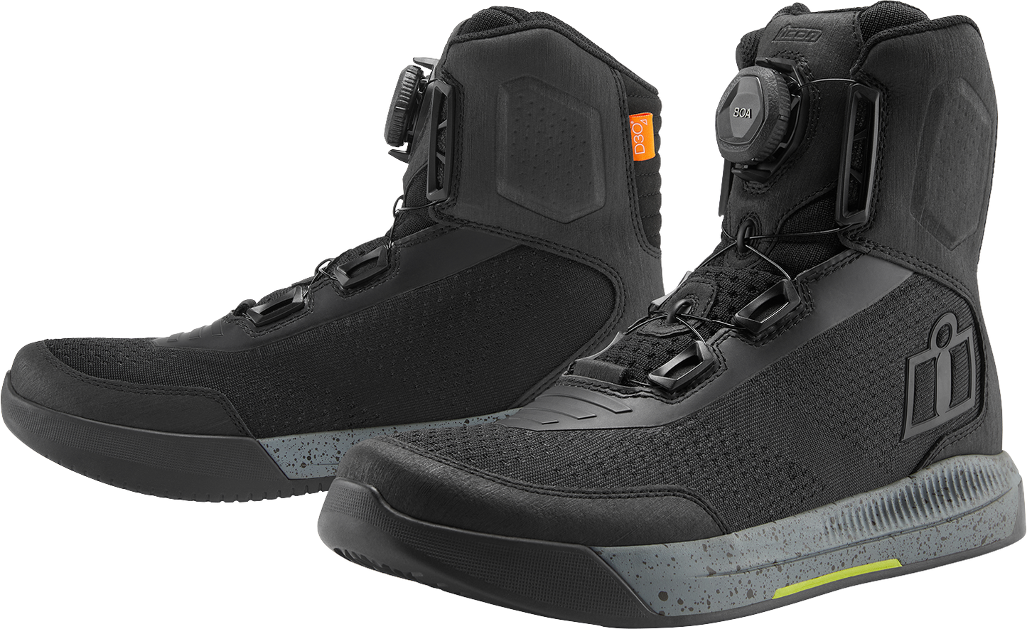 ICON Overlord™ Vented Boots - Black US 13 / EU 47, Part No. 3403-1266