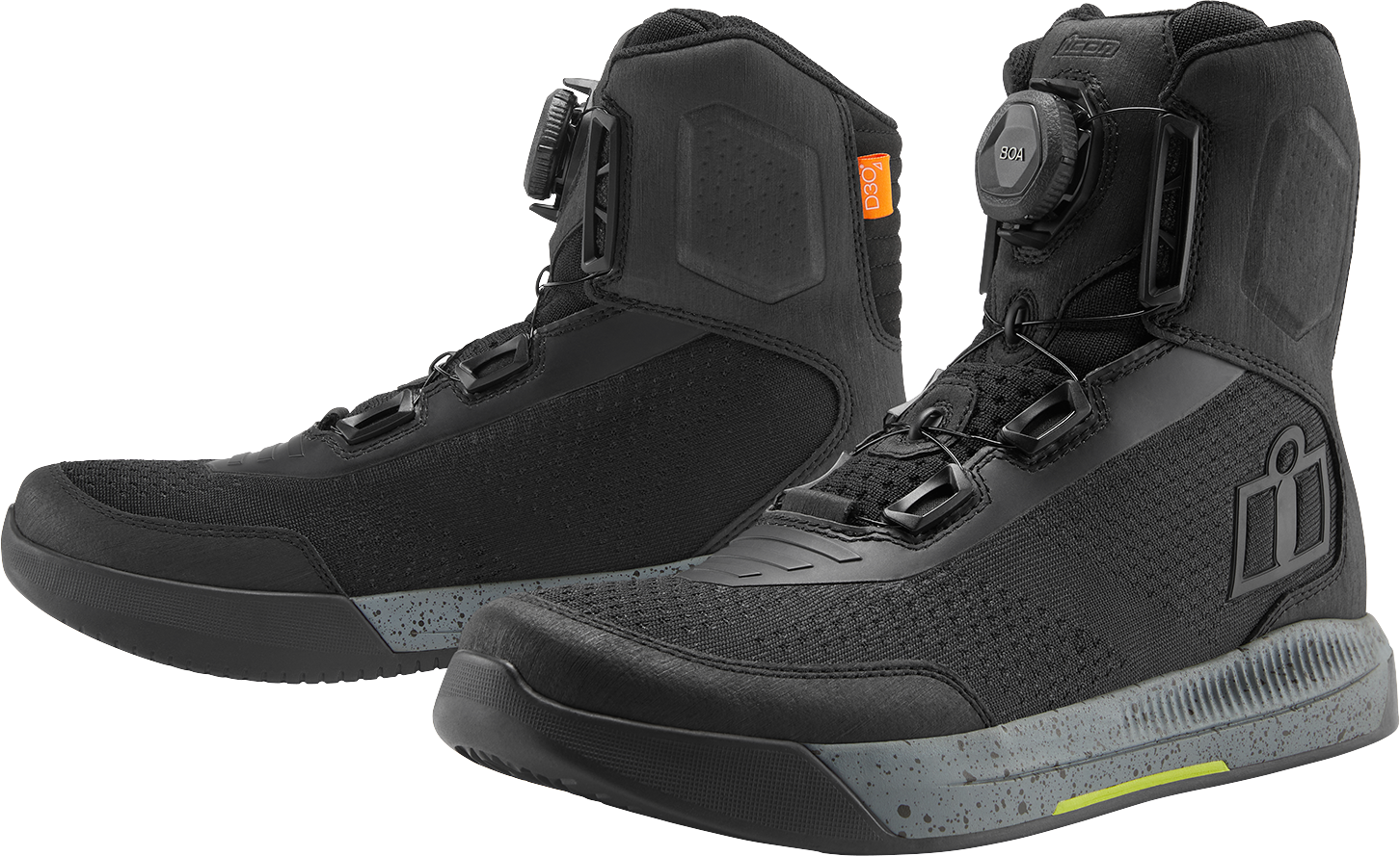 ICON Overlord™ Vented Boots - Black US 13 / EU 47, Part No. 3403-1266