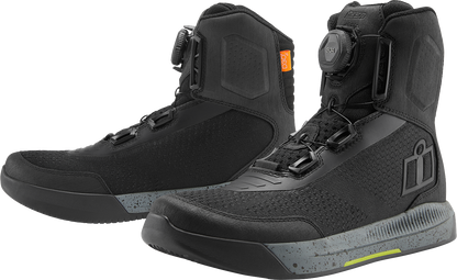 ICON Overlord™ Vented Boots - Black US 13 / EU 47, Part No. 3403-1266