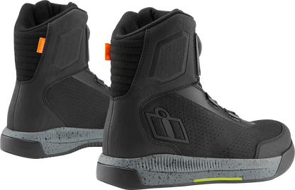 ICON Overlord™ Vented Boots - Black US 13 / EU 47, Part No. 3403-1266