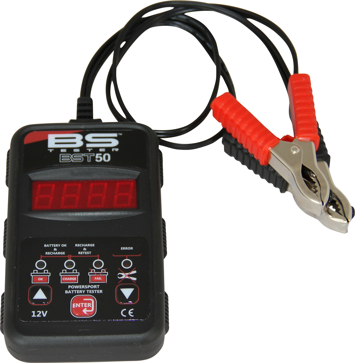 BS Battery 700517 Battery Tester with LED Level Indicator and SAE Port