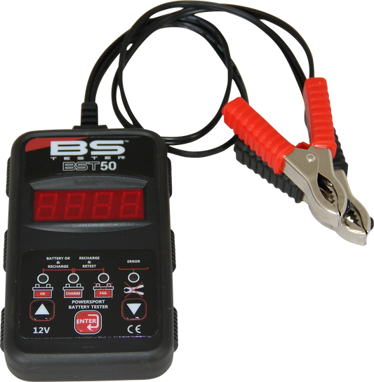 BS Battery 700517 Battery Tester with LED Level Indicator and SAE Port