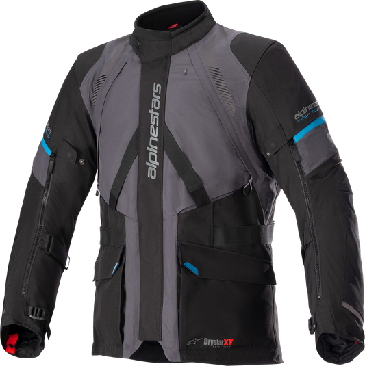 Alpinestars Monteira Drystar® XF Jacket Small - Gray/Black/Blue with Detachable Thermal Liner and Enhanced Durability