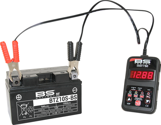 BS Battery 700517 Battery Tester with LED Level Indicator and SAE Port