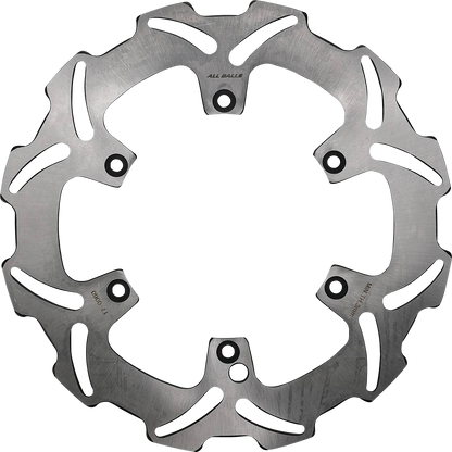 ALL BALLS Brake Rotor 18-0060 – Durable Stainless Steel with Slotted Wave Design for Optimal Cooling