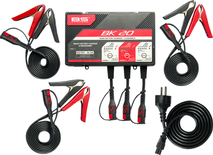 BS Battery BK20 700554 Battery Charger and Maintainer for 6V and 12V Lead Acid and Lithium Batteries