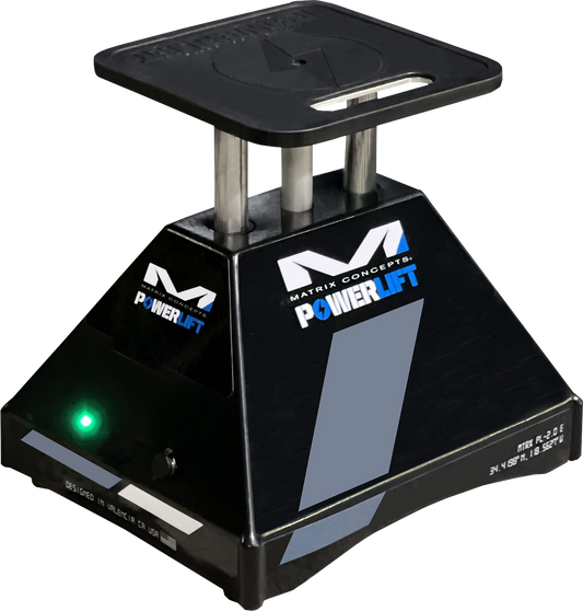 MATRIX CONCEPTS, LLC E 2.0 Powerlift Stand – Gray MPL-101 for Off-Road Motorcycles