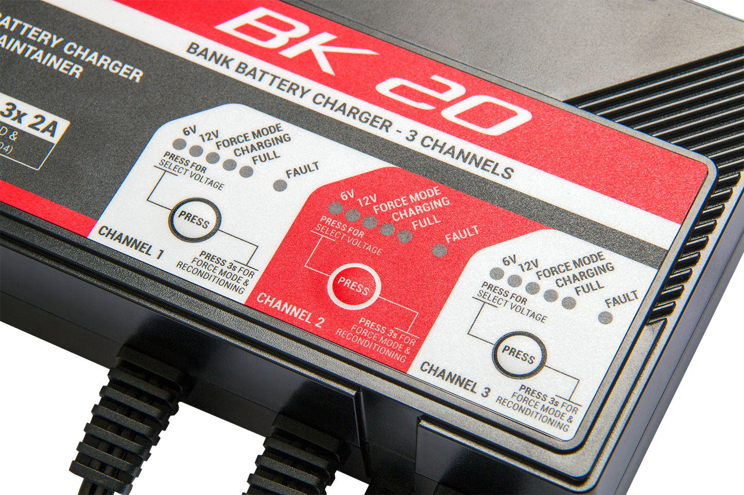 BS Battery BK20 700554 Battery Charger and Maintainer for 6V and 12V Lead Acid and Lithium Batteries