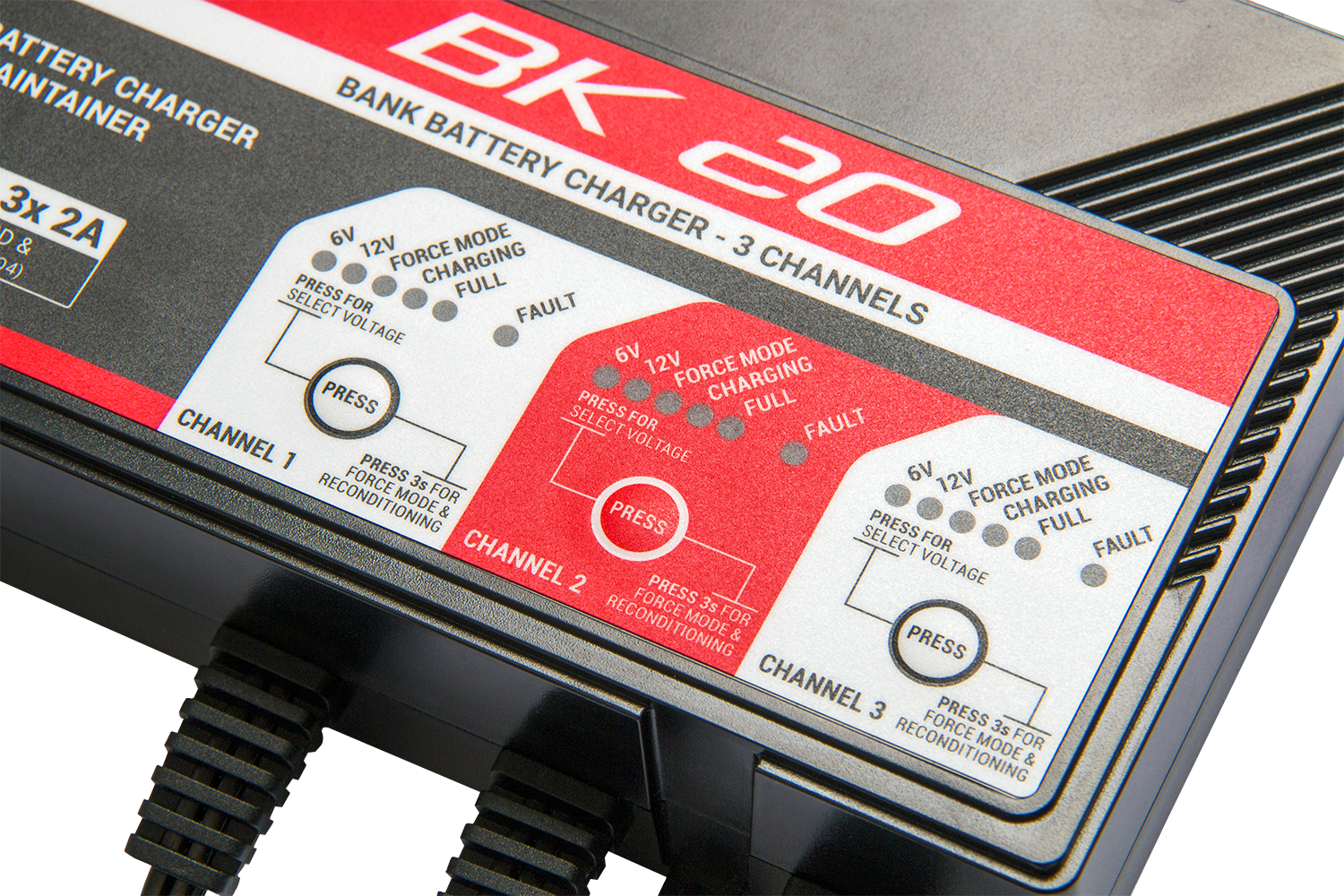 BS Battery BK20 700554 Battery Charger and Maintainer for 6V and 12V Lead Acid and Lithium Batteries