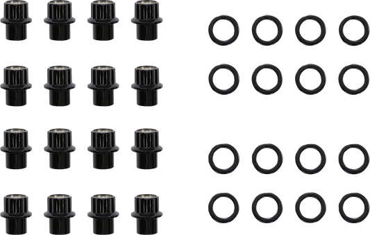MOOSE OFFROAD Lug Nuts for Carbon Fiber Wheels, Steel, 12 mm x 1.25 Inch - Pack of 16